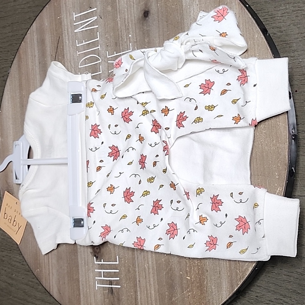 Rae Dunn White and Orange Kids Matching Set - Picture 6 of 6